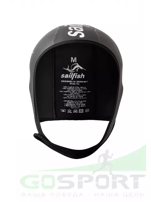 Гидрокостюмы Sailfish Неопреновая шапочка Adjustable Черный L Гидрокостюмы Sailfish Неопреновая шапочка Adjustable Черный L