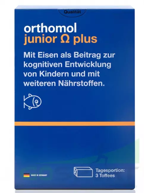 Омега-3 Orthomol Junior Omega plus курс 30 дней Омега-3 Orthomol Junior Omega plus курс 30 дней