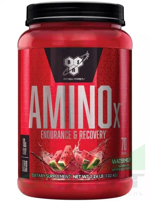 Аминокислоты BSN Amino-X 2:1:1 1020 г, Арбуз Аминокислоты BSN Amino-X 2:1:1 1020 г, Арбуз