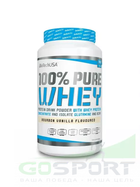 Сывороточный протеин BioTechUSA 100% Pure Whey 908 г, Шоколад Сывороточный протеин BioTechUSA 100% Pure Whey 908 г, Шоколад