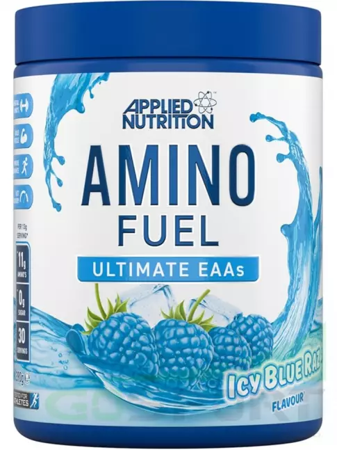 Незаменимые аминокислоты APPLIED NUTRITION Amino Fuel EAA 390 г, Ледяная голубая малина Незаменимые аминокислоты APPLIED NUTRITION Amino Fuel EAA 390 г, Ледяная голубая малина