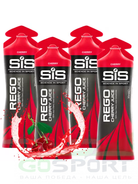 Восстановление SCIENCE IN SPORT (SiS) Rego Cherry Juice 4 x 30 мл, Вишня