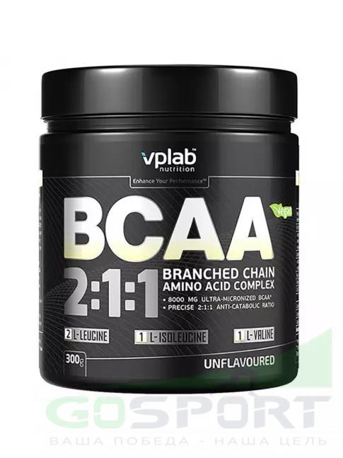 BCAA VP Laboratory BCAA 2:1:1 300 г, Нейтральный