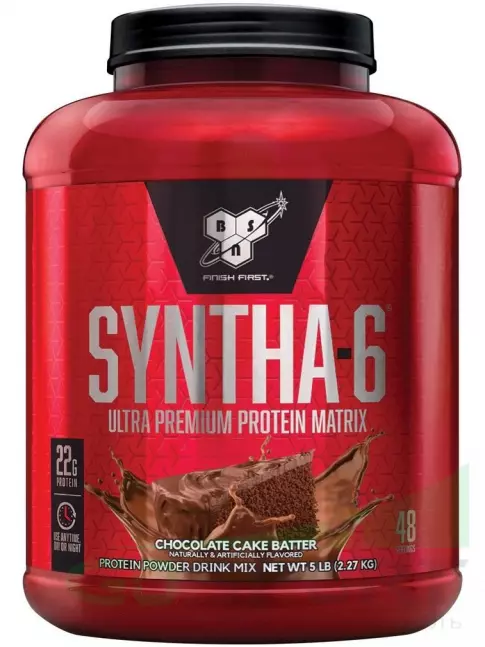 Комплексный протеин BSN SYNTHA-6 2270 г, Шоколадный торт Комплексный протеин BSN SYNTHA-6 2270 г, Шоколадный торт