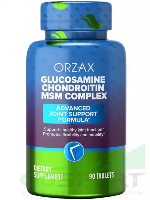 Глюкозамин хондроитин Orzax Glucosamine Chondroitin Msm Complex 90 таблеток Глюкозамин хондроитин Orzax Glucosamine Chondroitin Msm Complex 90 таблеток