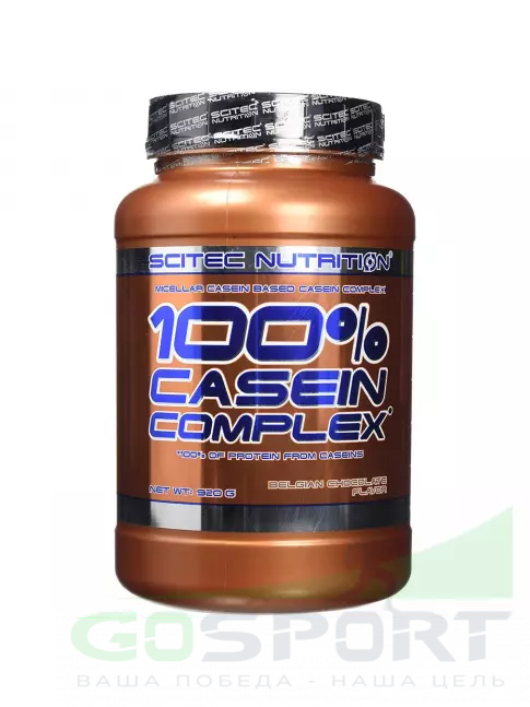 Казеиновый протеин Scitec Nutrition 100% Casein Complex 920 г, Бельгийский шоколад Казеиновый протеин Scitec Nutrition 100% Casein Complex 920 г, Бельгийский шоколад