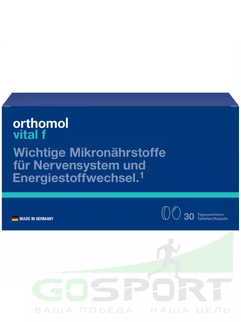 Витамины для женщин Orthomol Vital f (таблетки+капсулы) курс 30 дней Витамины для женщин Orthomol Vital f (таблетки+капсулы) курс 30 дней