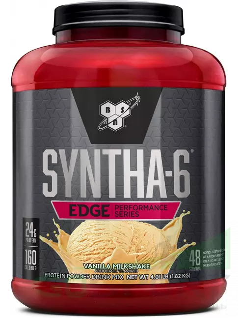 Комплексный протеин BSN SYNTHA-6 EDGE 1820 г, Ванильно-молочный коктейль Комплексный протеин BSN SYNTHA-6 EDGE 1820 г, Ванильно-молочный коктейль