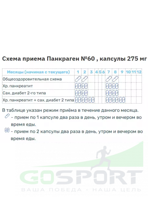 Пептиды Хавинсона PeptideBio Панкраген №60 2 x 60