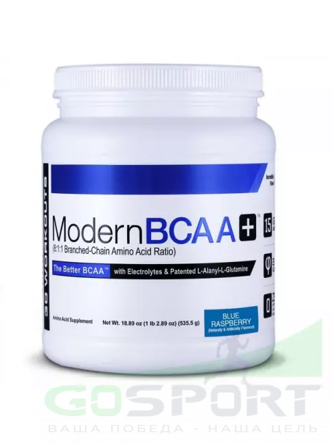 BCAA 8:1:1 MODERN SPORTS NUTRITION Modern BCAA 8:1:1 Plus + 535.5 г, Ежевика BCAA 8:1:1 MODERN SPORTS NUTRITION Modern BCAA 8:1:1 Plus + 535.5 г, Ежевика