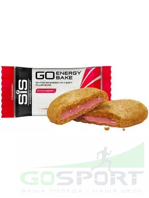 Энергетический батончик SCIENCE IN SPORT (SiS) GO Energy Bake 12 х 50 г, Клубника Энергетический батончик SCIENCE IN SPORT (SiS) GO Energy Bake 12 х 50 г, Клубника