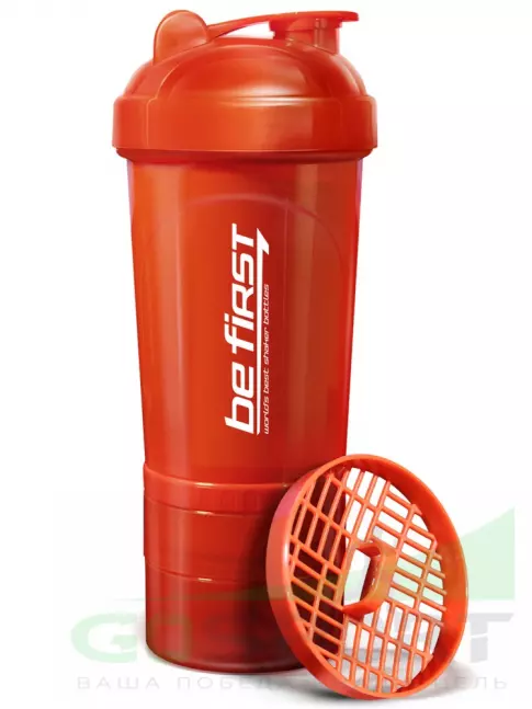 Шейкер 600 мл Be First Shaker 3in1 TS1352 500 мл, Красный Шейкер 600 мл Be First Shaker 3in1 TS1352 500 мл, Красный
