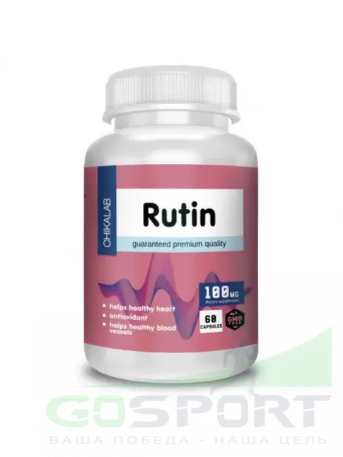 Экстракты Chikalab Rutin 60 капсул Экстракты Chikalab Rutin 60 капсул