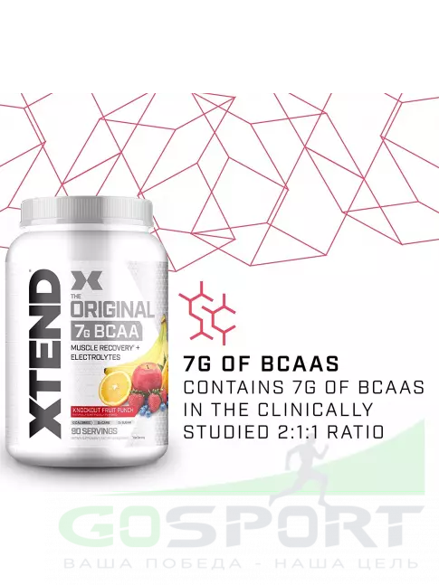 BCAA Xtend Xtend Original 2:1:1 1194 г, Сногсшибательный фруктовый пунш BCAA Xtend Xtend Original 2:1:1 1194 г, Сногсшибательный фруктовый пунш