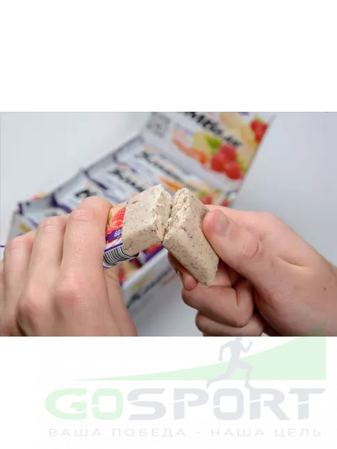 Протеиновый батончик BombBar Protein Bar 14 x 60 г, Малиновый чизкейк