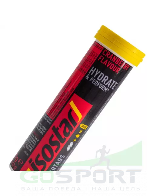 Изотоник Isostar Powertabs 10 таблеток, Клюква Изотоник Isostar Powertabs 10 таблеток, Клюква