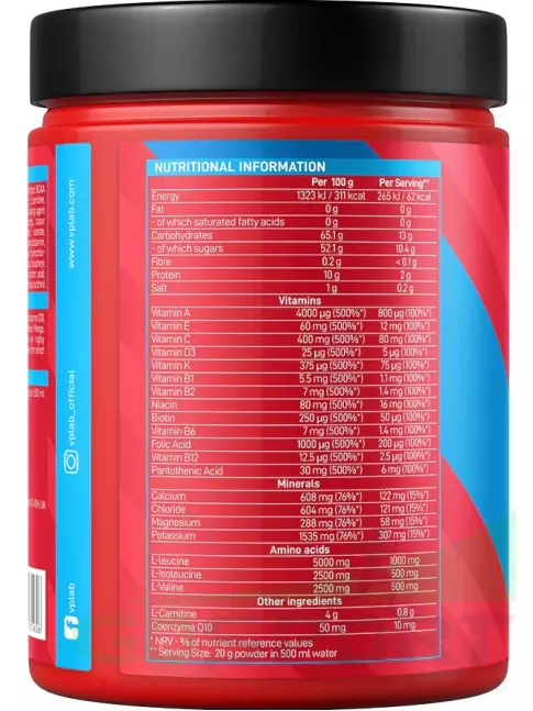 Изотоник VP Laboratory FITACTIVE ISOTONIC DRINK 500 г, Тропические фрукты Изотоник VP Laboratory FITACTIVE ISOTONIC DRINK 500 г, Тропические фрукты