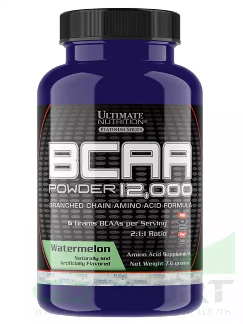 BCAA Ultimate Nutrition BCAA 12000 Powder 7 г, Арбуз BCAA Ultimate Nutrition BCAA 12000 Powder 7 г, Арбуз