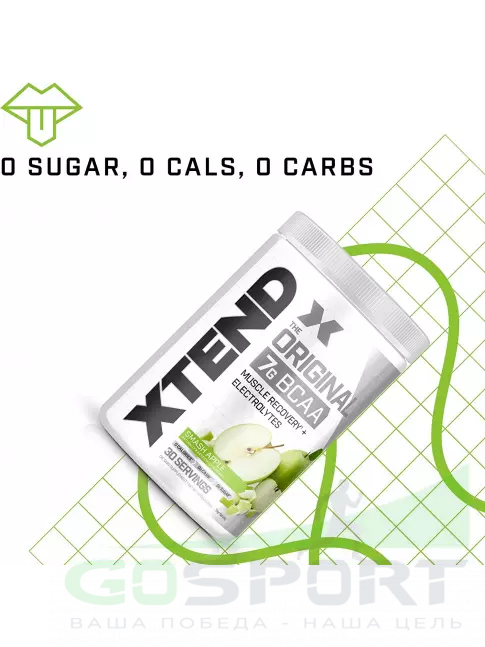 BCAA Xtend Original (EU) 423 г, Раздавленное яблоко BCAA Xtend Original (EU) 423 г, Раздавленное яблоко