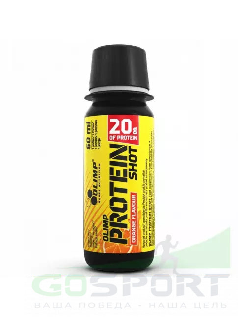 Сывороточный протеин OLIMP Protein Shot 60 мл, Апельсин Сывороточный протеин OLIMP Protein Shot 60 мл, Апельсин