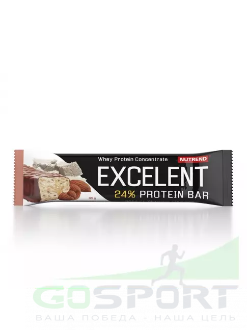 Протеиновый батончик NUTREND Excelent Protein Bar 85 г, Марципан с миндалем Протеиновый батончик NUTREND Excelent Protein Bar 85 г, Марципан с миндалем