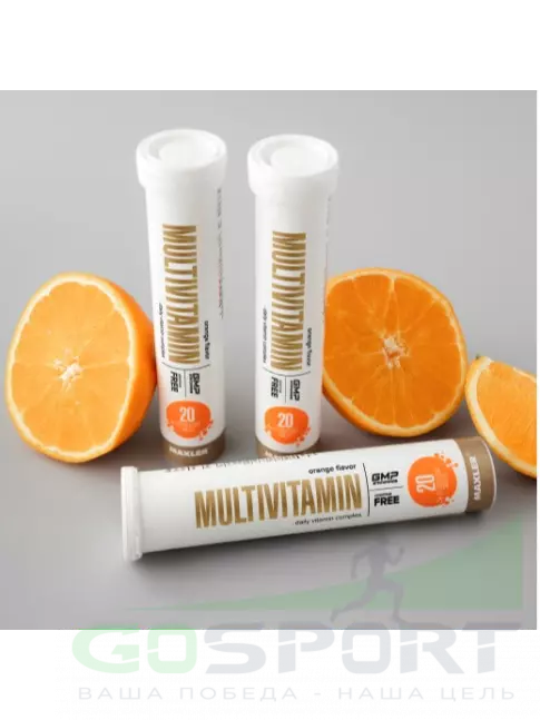 Витаминный комплекс MAXLER Multivitamin Effervescent 20 шипучих таблеток, Апельсин Витаминный комплекс MAXLER Multivitamin Effervescent 20 шипучих таблеток, Апельсин