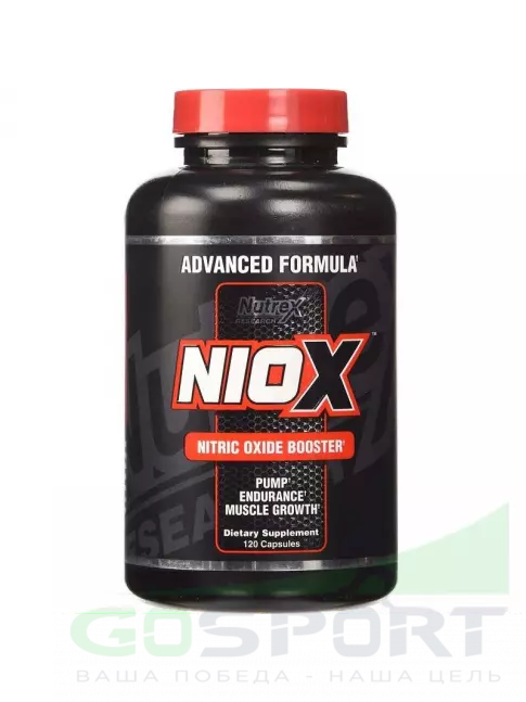 Предтреник в порошке Nutrex NIOX 120 капсул Предтреник в порошке Nutrex NIOX 120 капсул