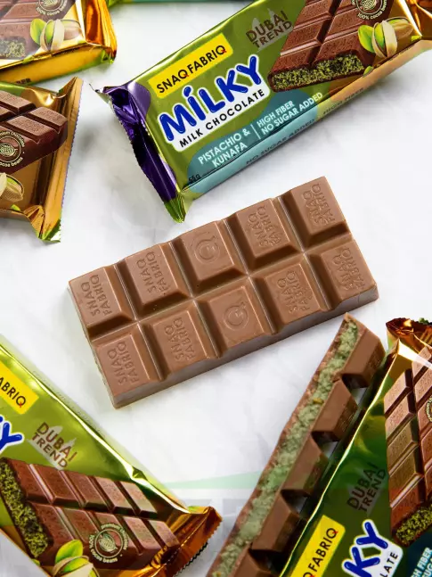 Диетический продукт SNAQ FABRIQ Milky 55 г, Фисташковая паста с хрустящим тестом Диетический продукт SNAQ FABRIQ Milky 55 г, Фисташковая паста с хрустящим тестом
