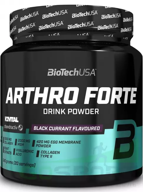 Комплекс хондропротекторов BioTechUSA Arthro Forte 340 г, Черная смородина Комплекс хондропротекторов BioTechUSA Arthro Forte 340 г, Черная смородина