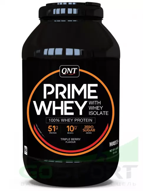 Комплексный протеин QNT PRIME WHEY 2000 г, Тройная ягода