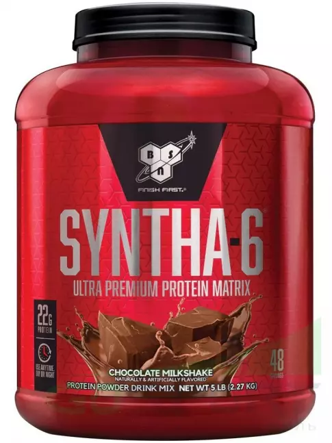 Комплексный протеин BSN SYNTHA-6 2270 г, Шоколадно-молочный коктейль Комплексный протеин BSN SYNTHA-6 2270 г, Шоколадно-молочный коктейль