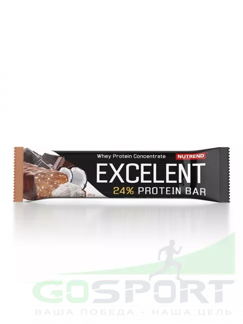 Протеиновый батончик NUTREND Excelent Protein Bar 85 г, Шоколад-Кокос