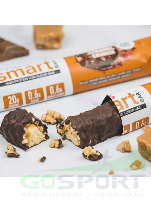 Протеиновый батончик PhD Nutrition Smart Bar 12 x 64 г, Карамель Протеиновый батончик PhD Nutrition Smart Bar 12 x 64 г, Карамель
