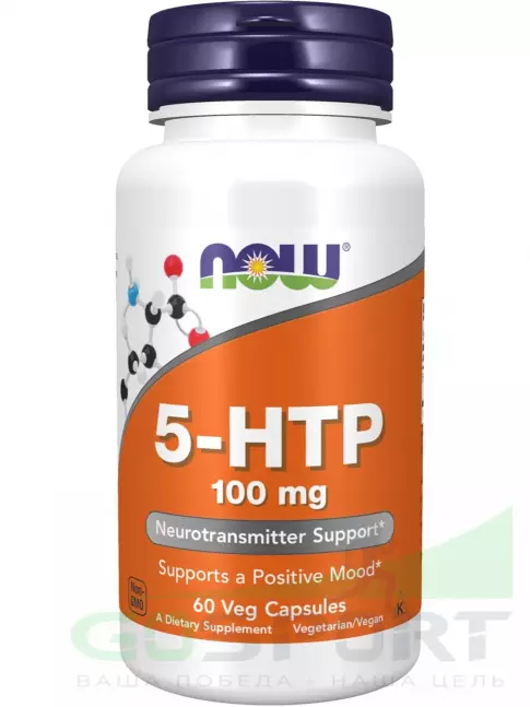 5-HTP NOW Foods 5-HTP 100 mg 60 веган капсул 5-HTP NOW Foods 5-HTP 100 mg 60 веган капсул