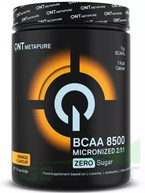 BCAA QNT BCAA 8500 Powder 2:1:1 350 г, Апельсин BCAA QNT BCAA 8500 Powder 2:1:1 350 г, Апельсин