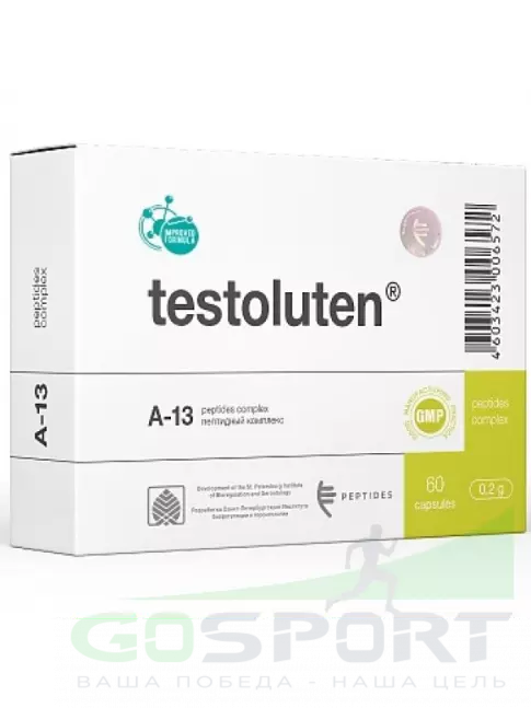 Пептиды Хавинсона PEPTIDES Тестолутен (Testoluten) 60 капсул Пептиды Хавинсона PEPTIDES Тестолутен (Testoluten) 60 капсул