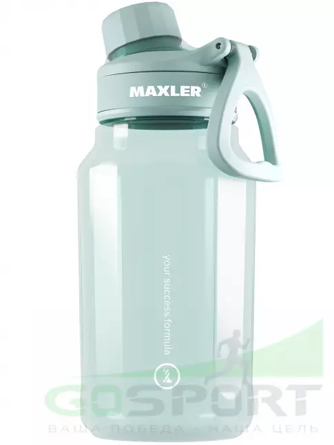 Шейкер 700 мл MAXLER Water Bottle Shake&Mix 750 мл, Серо-голубой Шейкер 700 мл MAXLER Water Bottle Shake&Mix 750 мл, Серо-голубой