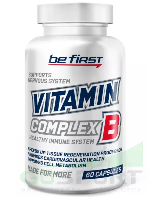 Витамины группы B Be First Vitamin B-complex (витамины группы Б) 60 капсул Витамины группы B Be First Vitamin B-complex (витамины группы Б) 60 капсул