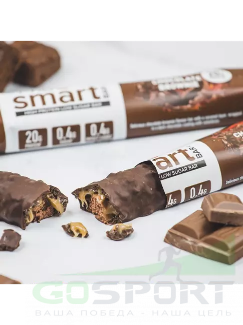 Протеиновый батончик PhD Nutrition Smart Bar 12 x 64 г, Шоколадный Брауни Протеиновый батончик PhD Nutrition Smart Bar 12 x 64 г, Шоколадный Брауни