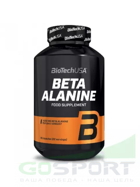 Бета-Аланин BioTechUSA Beta-Alanine 4000 мг ДУБЛЬ 90 капсул, нейтральный Бета-Аланин BioTechUSA Beta-Alanine 4000 мг ДУБЛЬ 90 капсул, нейтральный