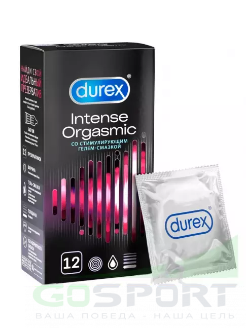 Презервативы Durex Intense Orgasmic 12 шт Презервативы Durex Intense Orgasmic 12 шт