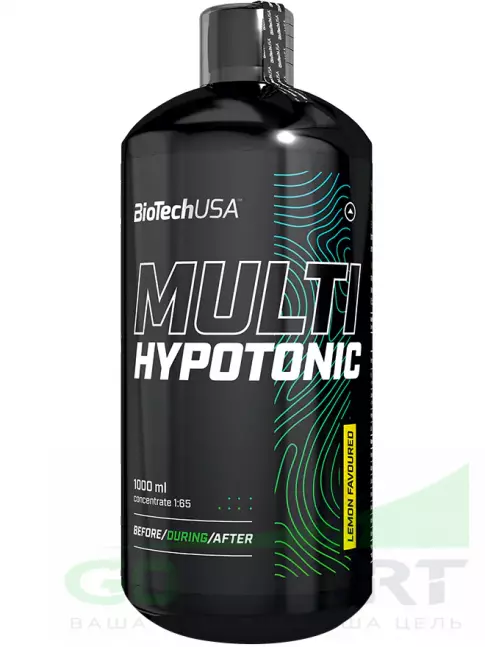 Изотоник BioTechUSA Multi Hypotonic 1000 мл, Лимон Изотоник BioTechUSA Multi Hypotonic 1000 мл, Лимон