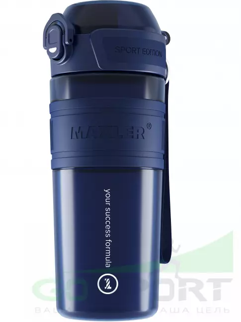 Шейкер 700 мл MAXLER Shaker Bottle Sport Edition 750 мл, Темно-синий Шейкер 700 мл MAXLER Shaker Bottle Sport Edition 750 мл, Темно-синий