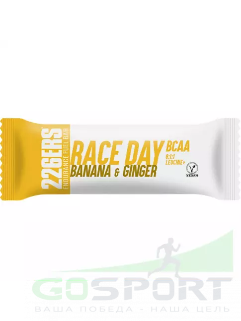 Энергетический батончик 226ERS Race day bar BCAA 4 x 40 г, Банан и имбирь
