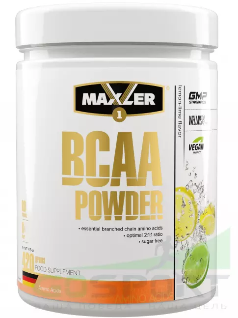BCAA MAXLER BCAA Powder 6000 mg 2:1:1 Sugar Free EU 420 г, Лимон - Лайм BCAA MAXLER BCAA Powder 6000 mg 2:1:1 Sugar Free EU 420 г, Лимон - Лайм