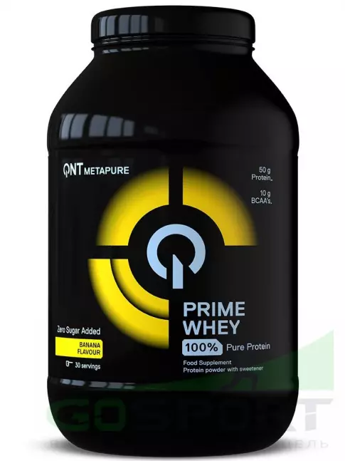 Комплексный протеин QNT PRIME WHEY 908 г, Банан