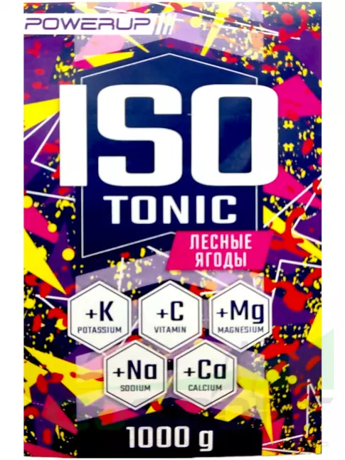Изотоник Powerup Изотоник 1000 г, Лесные Ягоды Изотоник Powerup Изотоник 1000 г, Лесные Ягоды