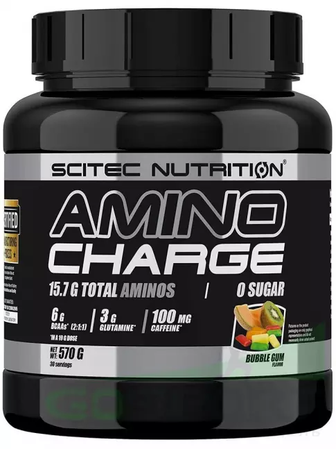 Аминокислоты Scitec Nutrition Amino Charge 570 г, Бабл гам Аминокислоты Scitec Nutrition Amino Charge 570 г, Бабл гам