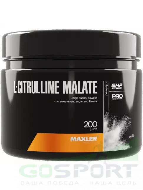 Цитруллин MAXLER L-Citrulline Malate 5000 mg 200 г Цитруллин MAXLER L-Citrulline Malate 5000 mg 200 г