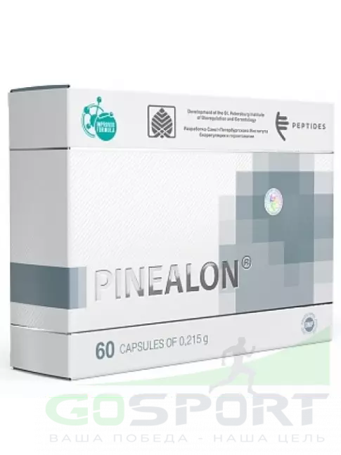 Пептиды Хавинсона PEPTIDES Пинеалон (Pinealon) 60 капсул Пептиды Хавинсона PEPTIDES Пинеалон (Pinealon) 60 капсул